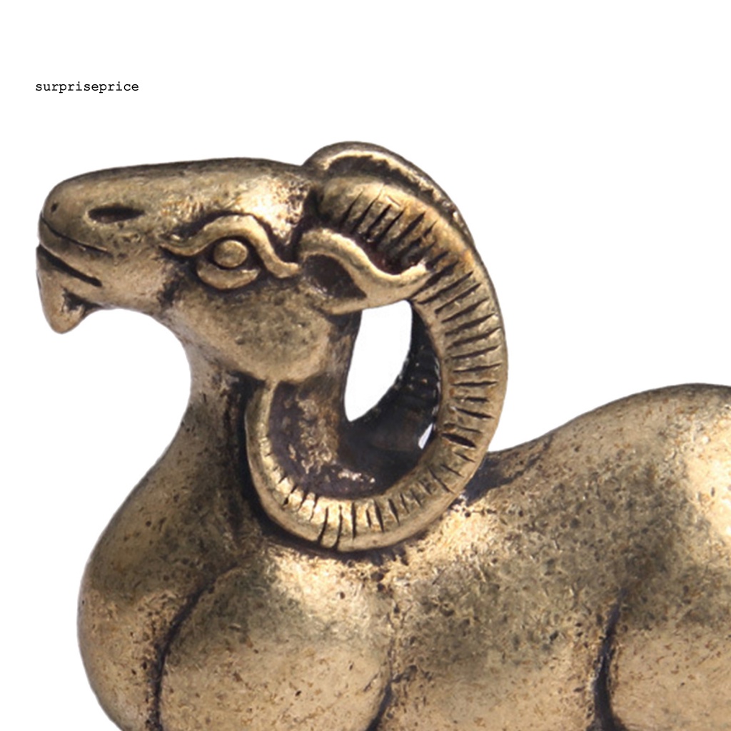 Tượng Linh Dương Bằng Đồng Phong Cách Tây Tạng Tinh Tế Trang Trí Phòng Khách