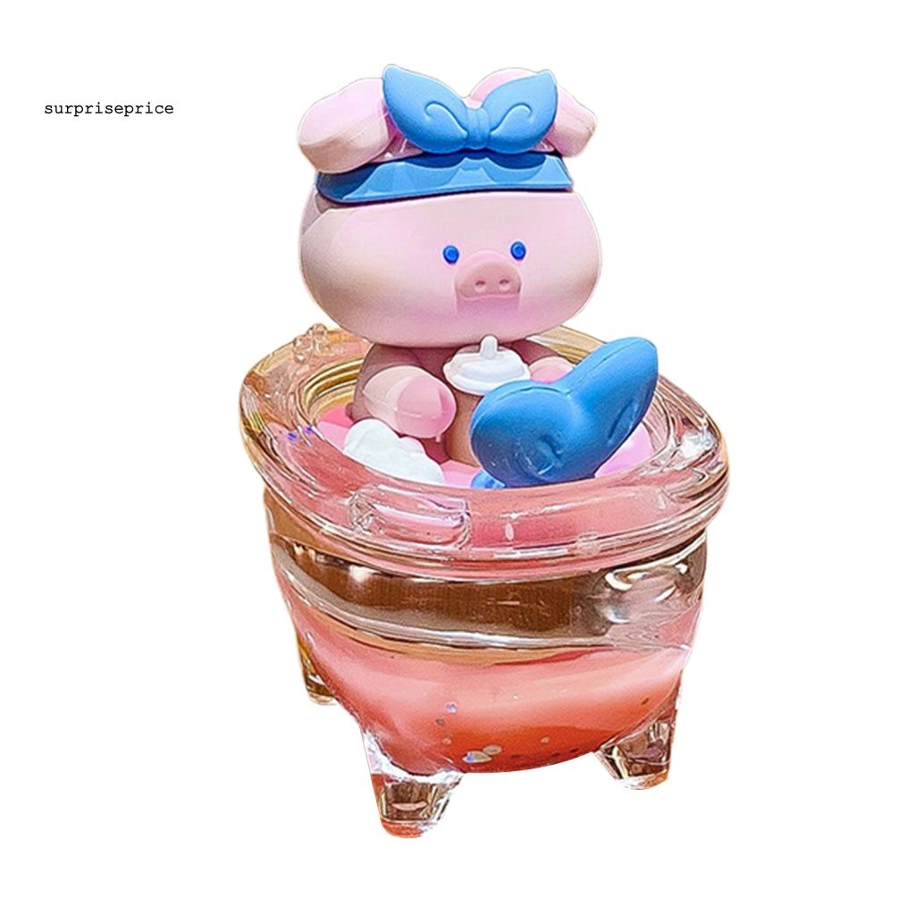 Phụ Kiện Trang Trí Nhà Cửa Kiểu Hoạt Hình Heo Thỏ Bằng Acrylic Dễ Thương