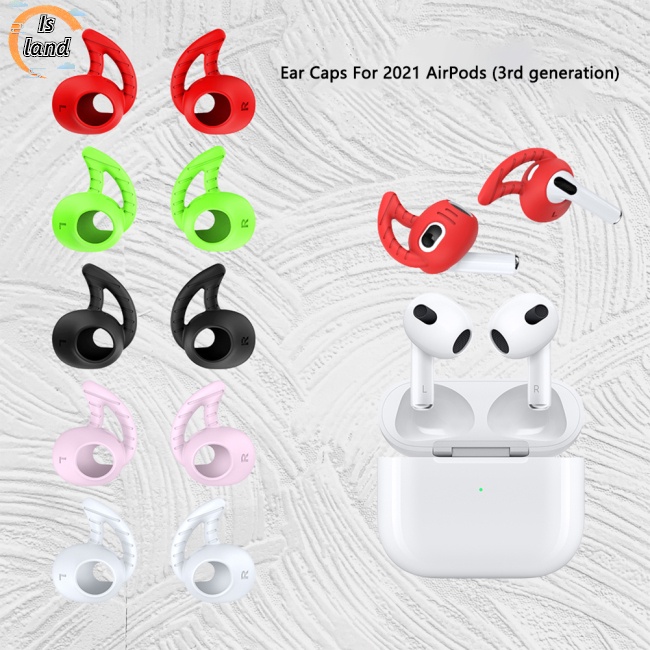 Vỏ Bảo Vệ Hộp Sạc Tai Nghe Airpods (3rd Gen) Bằng Silicon Chống Thất Lạc Tiện Dụng Cho 2021