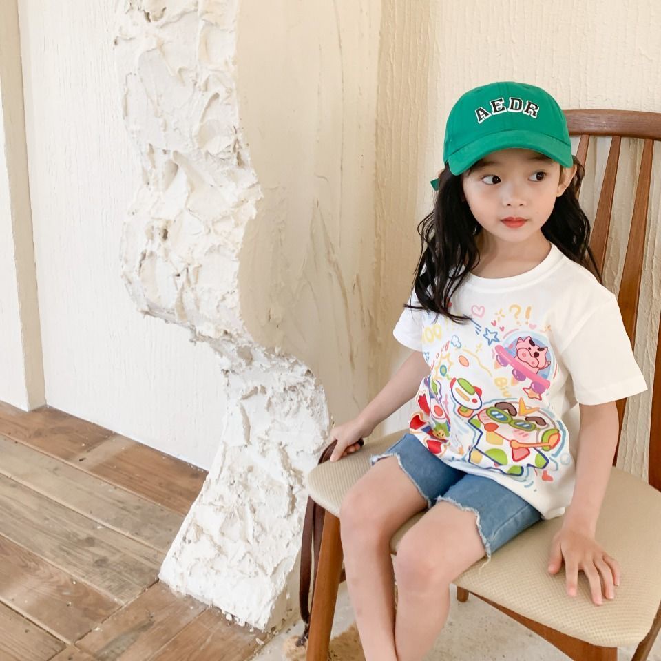 Áo Thun Cotton Mỏng Tay Ngắn In Hình Cậu Bé Bút Chì Shin-Chan Superman Thời Trang Mùa Hè 2022