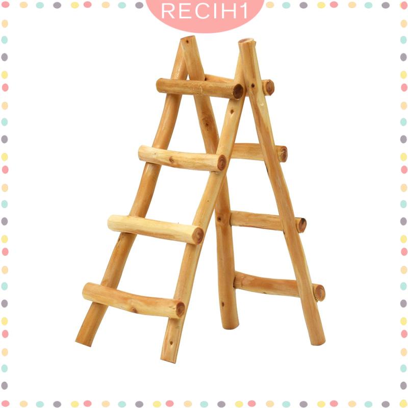 Thang Gỗ Mini Tỉ Lệ 1: 12 Dùng Trang Trí Sân Vườn 1 / 12