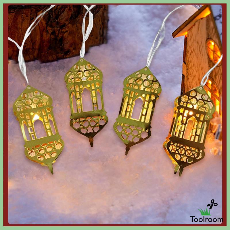 Dây Đèn LED 9.84 "Hình Ngôi Sao / Mặt Trăng Trang Trí Lễ Hội Ramadan