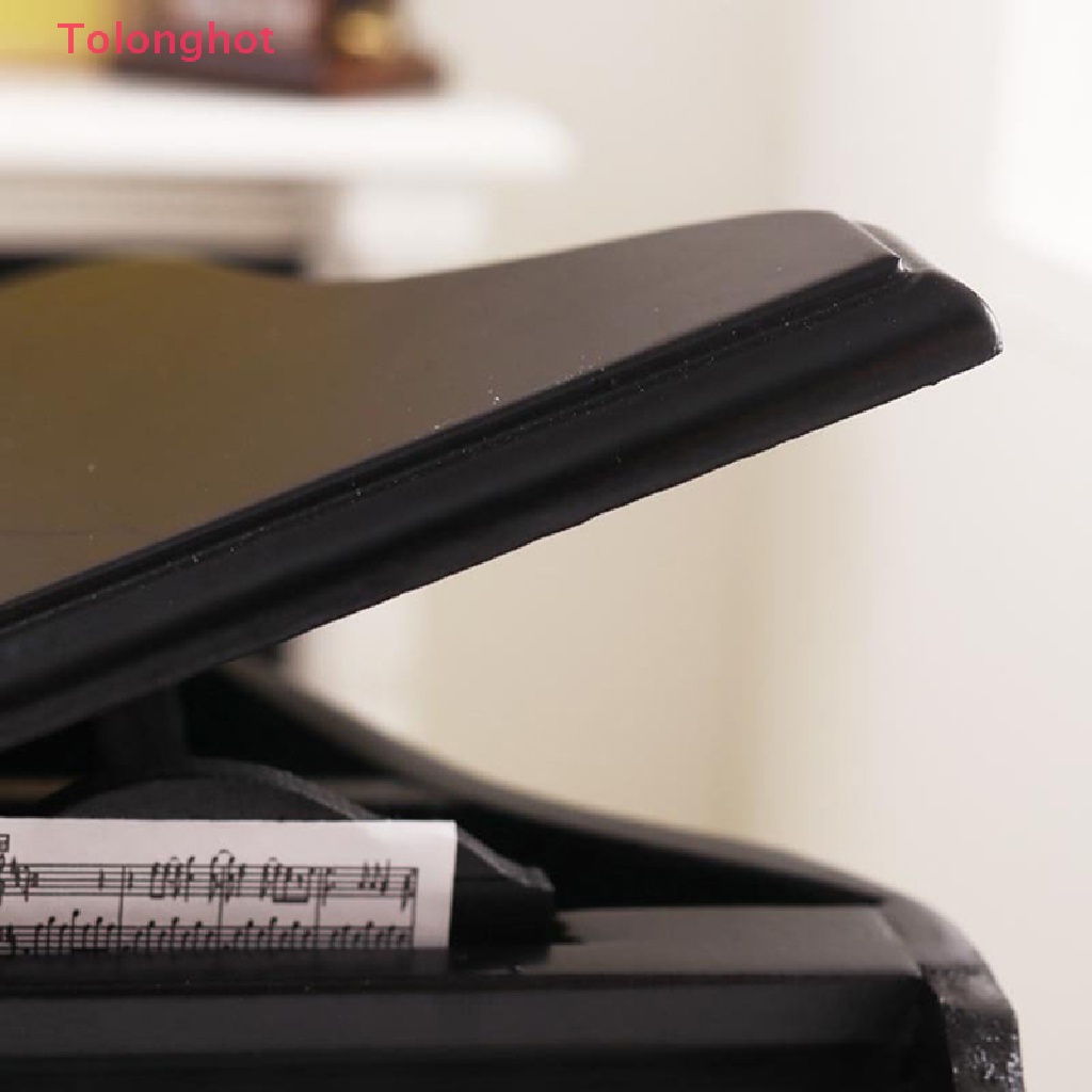 Mô Hình Đàn Piano Trắng Đen Tỉ Lệ 1: 12 Trang Trí Nhà Búp Bê