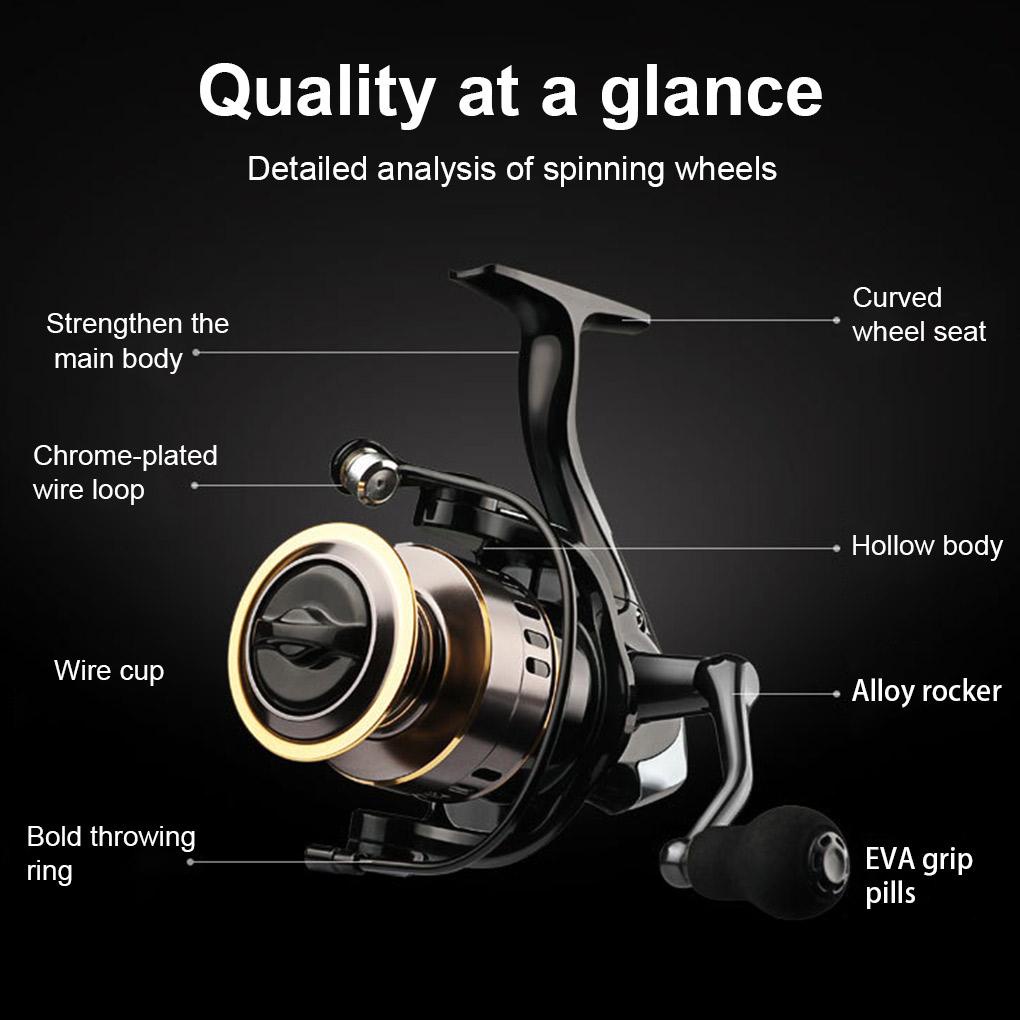 Guồng Quay Câu Cá Bằng Kim Loại Siêu Nhẹ Chất Lượng Cao