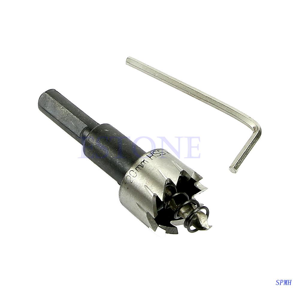 Bộ Mũi Khoan Lỗ HSS 20mm Bằng Thép Không Gỉ Mới