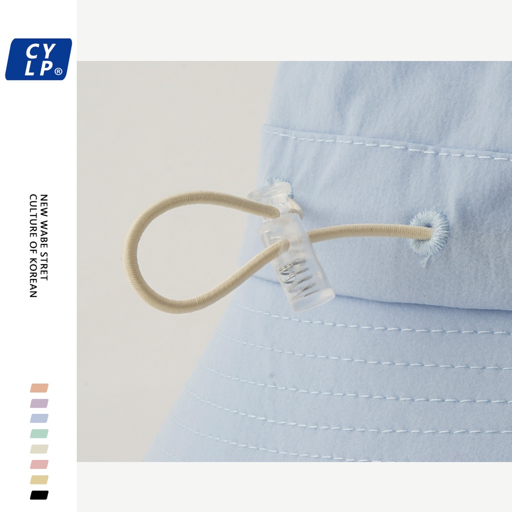 Mũ Tai Bèo Mỏng Chống Nắng Nhanh Khô Màu Sắc Tươi Sáng Phong Cách Harajuku Hàn Quốc Cho Nữ