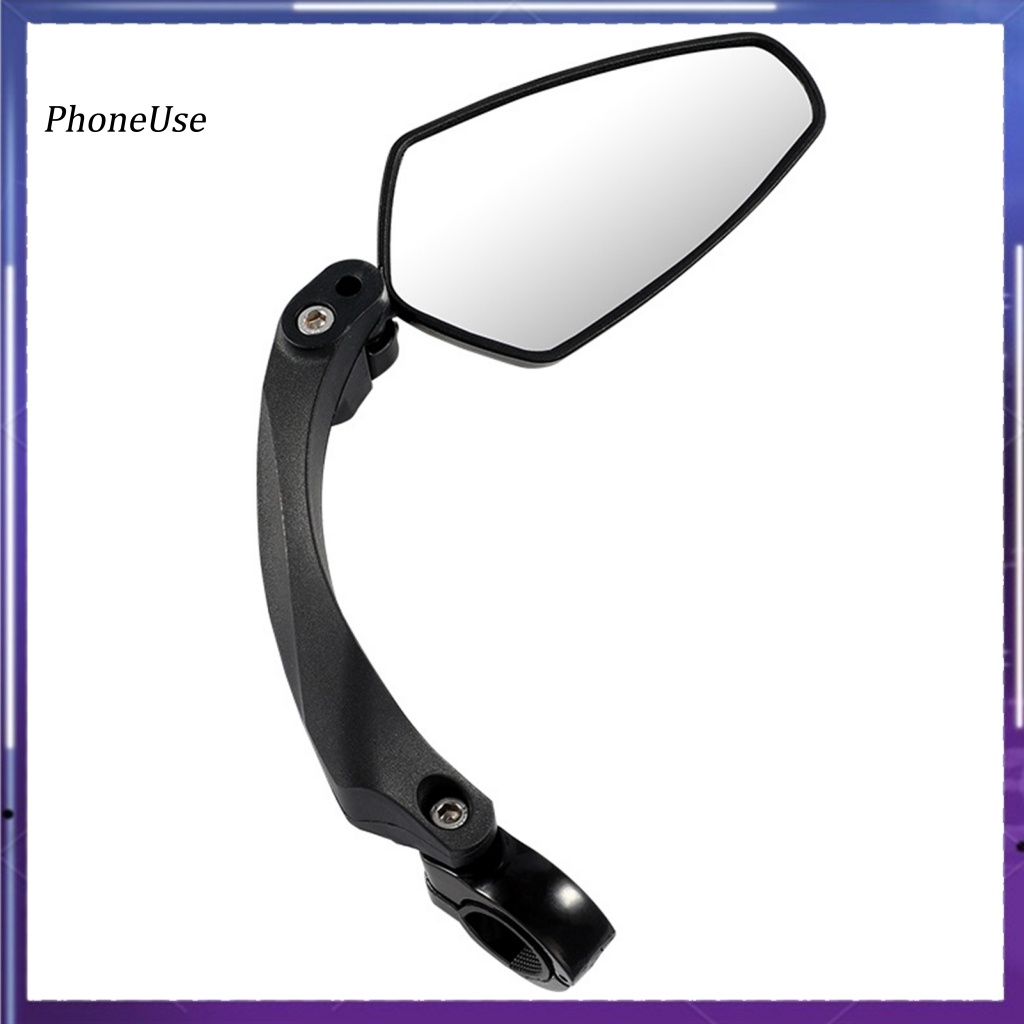 Gương Chiếu Hậu Góc Rộng Bằng Hợp Kim Nhôm Có Thể Điều Chỉnh Xoay 360 Độ Gắn Xe Đạp Thông Dụng