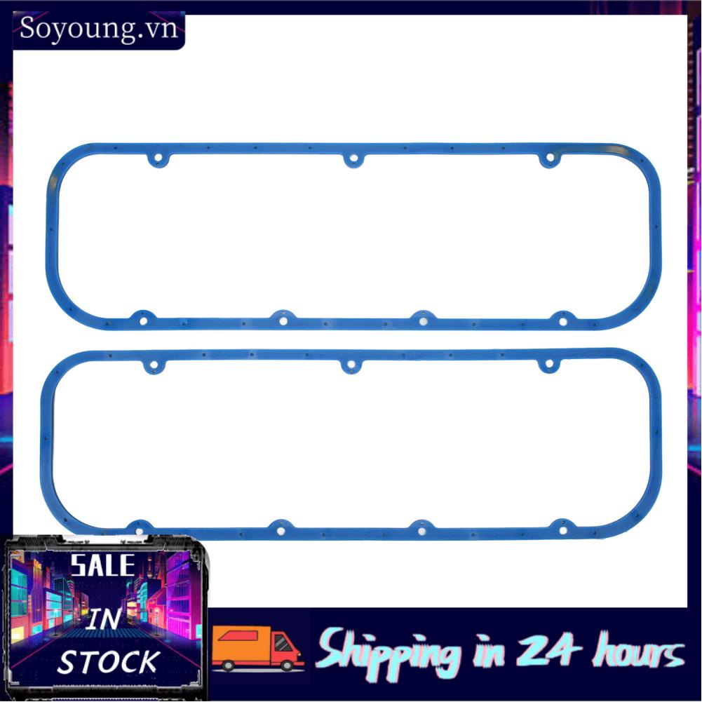 Soyoung Engine Gasket  Easy To Install Reusable Rubber Wearproof Valve Cover for BBC Big Block 396 427 454 502