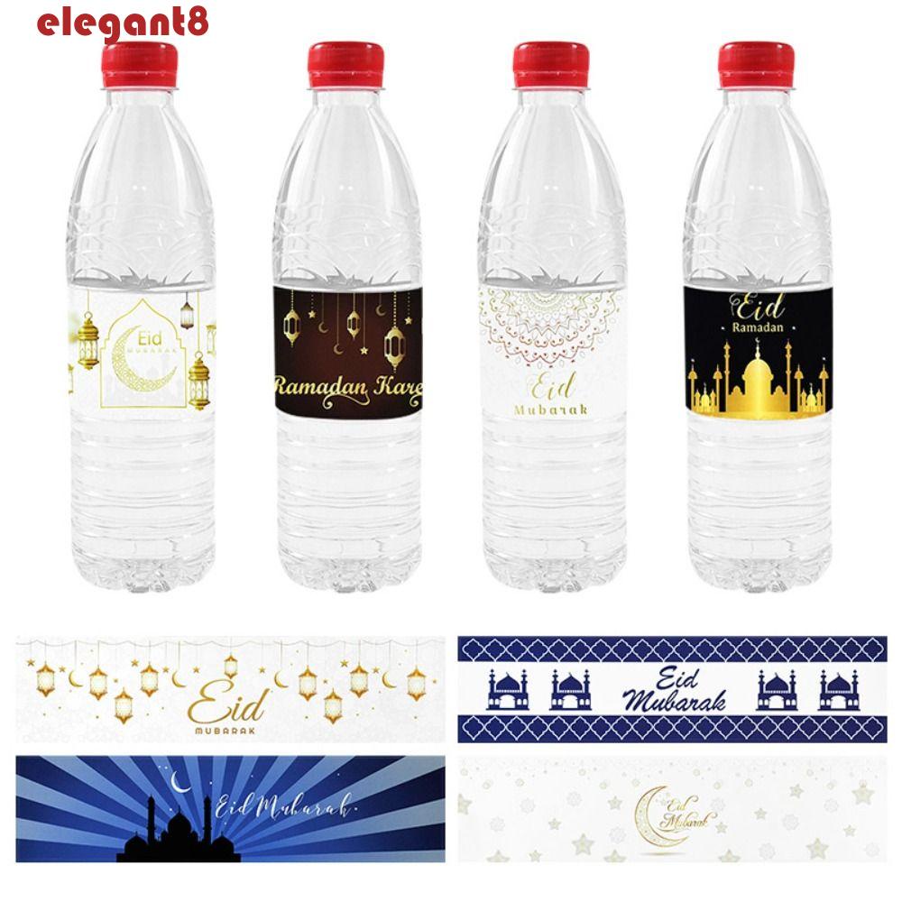 Bộ 10 Miếng Dán Trang Trí Chai Nước Phong Cách Châu Âu