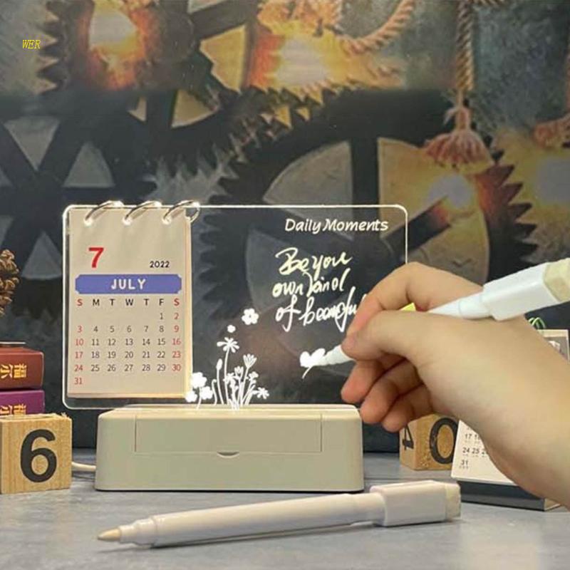Bảng Vẽ Graffiti Phát Sáng Xóa Được Kèm Bút Ghi Chú / Lịch Cho Nhà Ở
