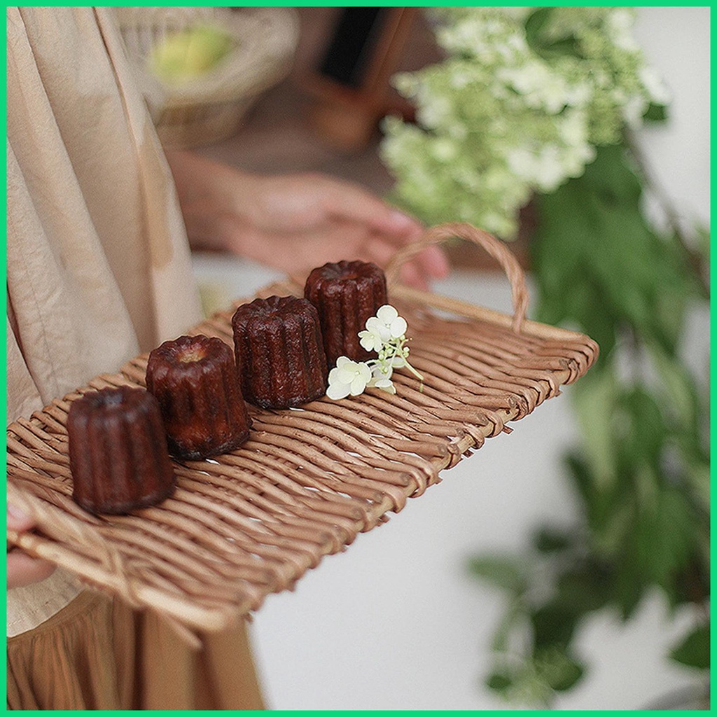 Khay Phục Vụ Cà Phê / Bánh Mì / Trái Cây Bằng Vải Dệt Tay Tự Nhiên