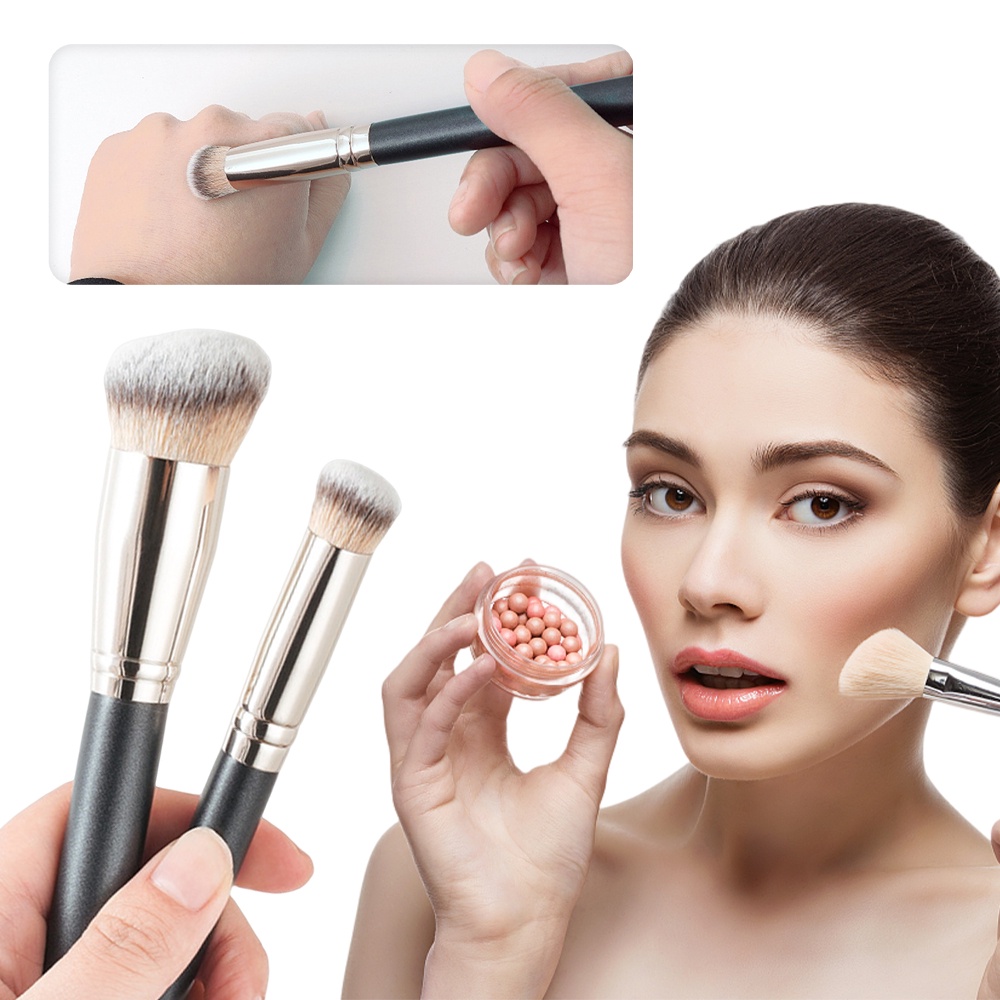 ♧ ♧Cọ Trang Điểm Đầu Tròn Đánh Phấn Nền Che Khuyết Điểm