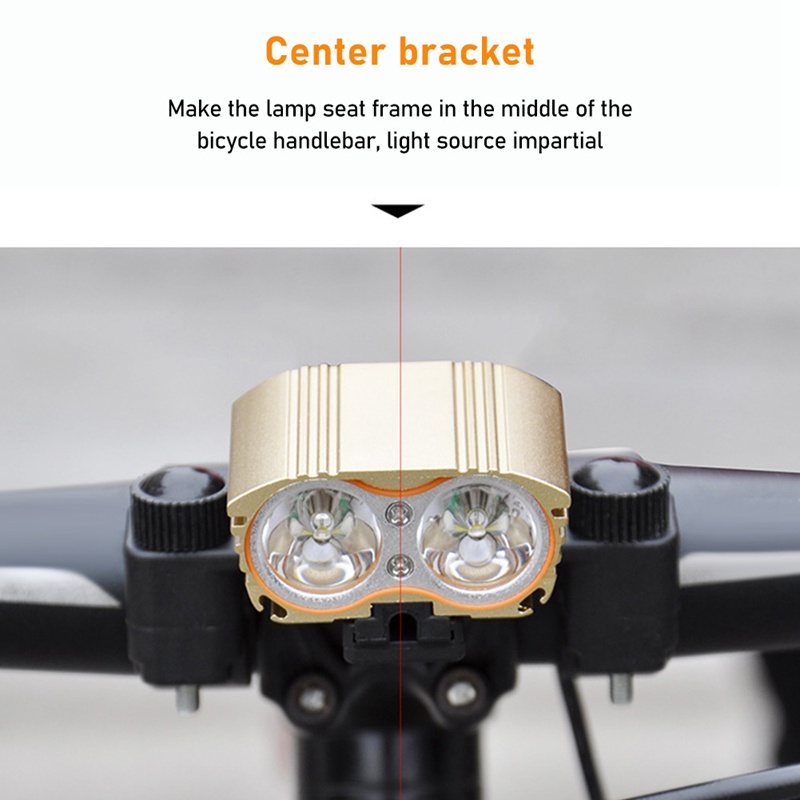 1 Giá Đỡ Đèn Pha Xe Đạp Hai Lỗ Tiện Dụng