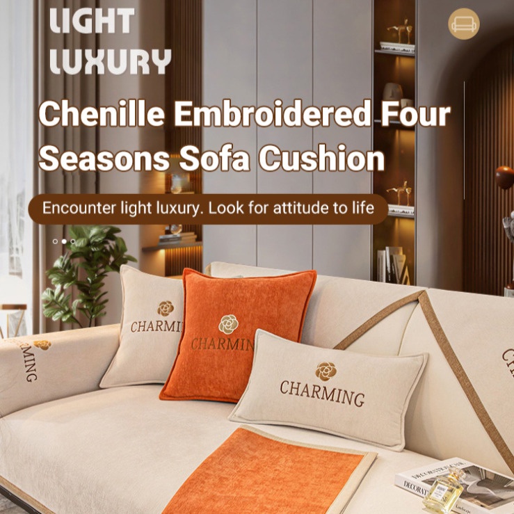 Thảm Lót Ghế Sofa Chống Trượt Kiểu Dáng Đơn Giản Trang Trí Nội Thất