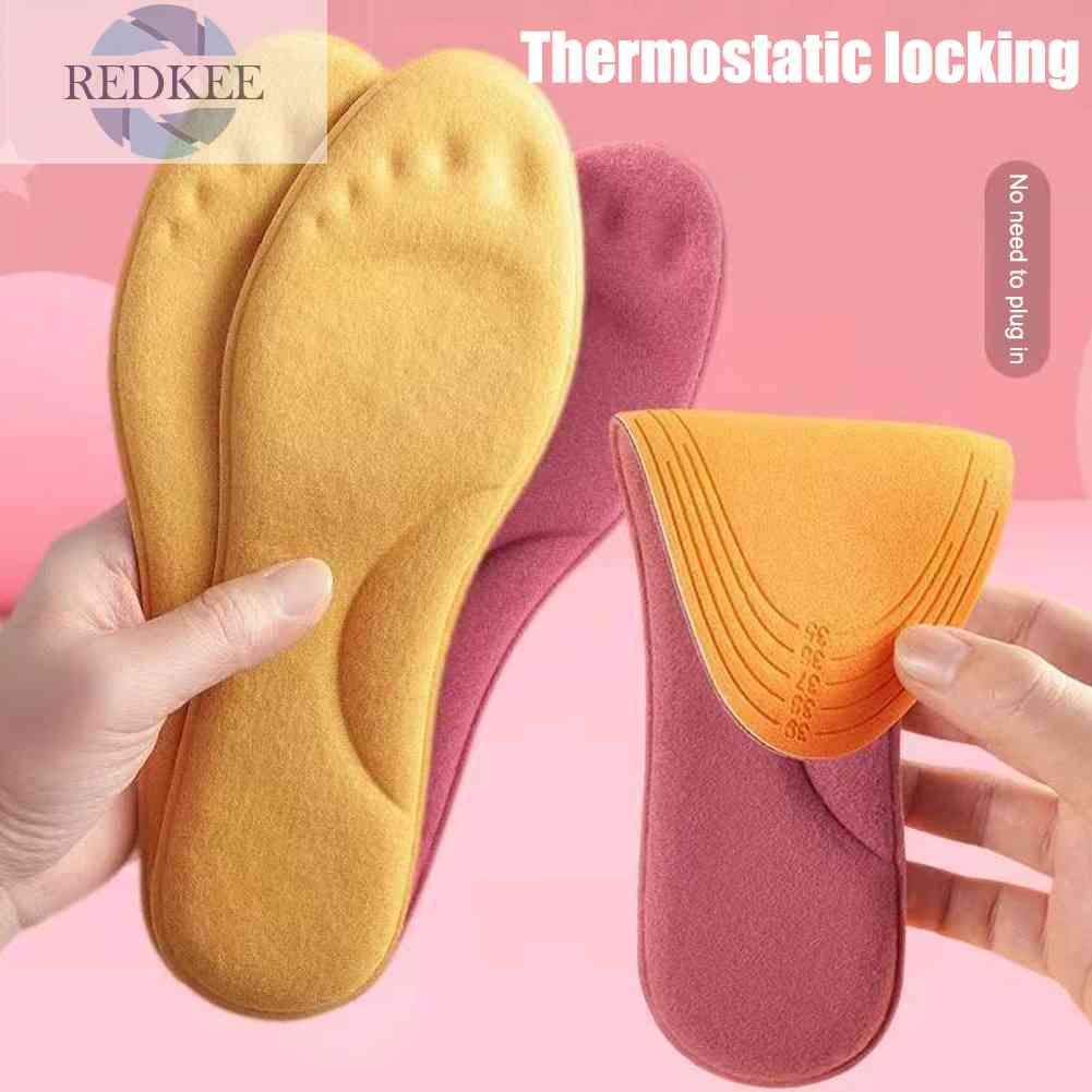 Đế Lót Giày Tự Sưởi Ấm Thấm Hút Mồ Hôi Chống Trượt