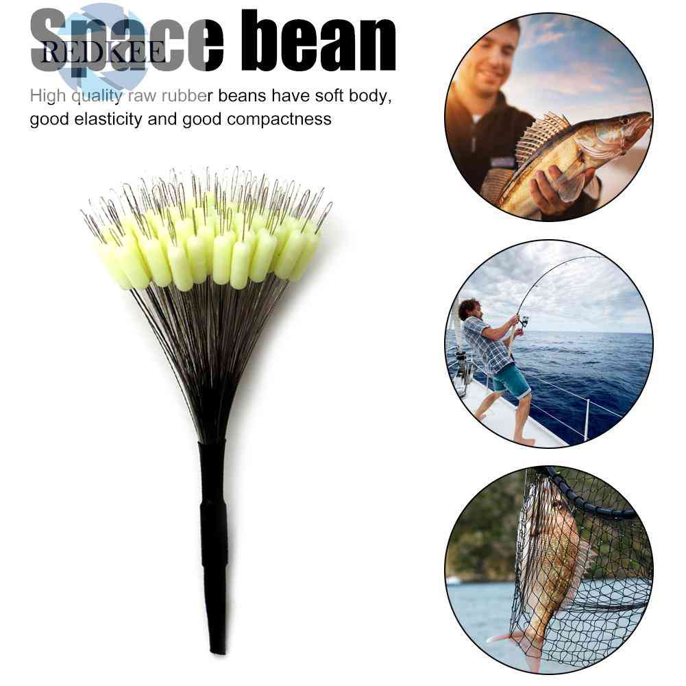 Set 100 Phao Câu Cá Bằng Silicone Tiện Dụng