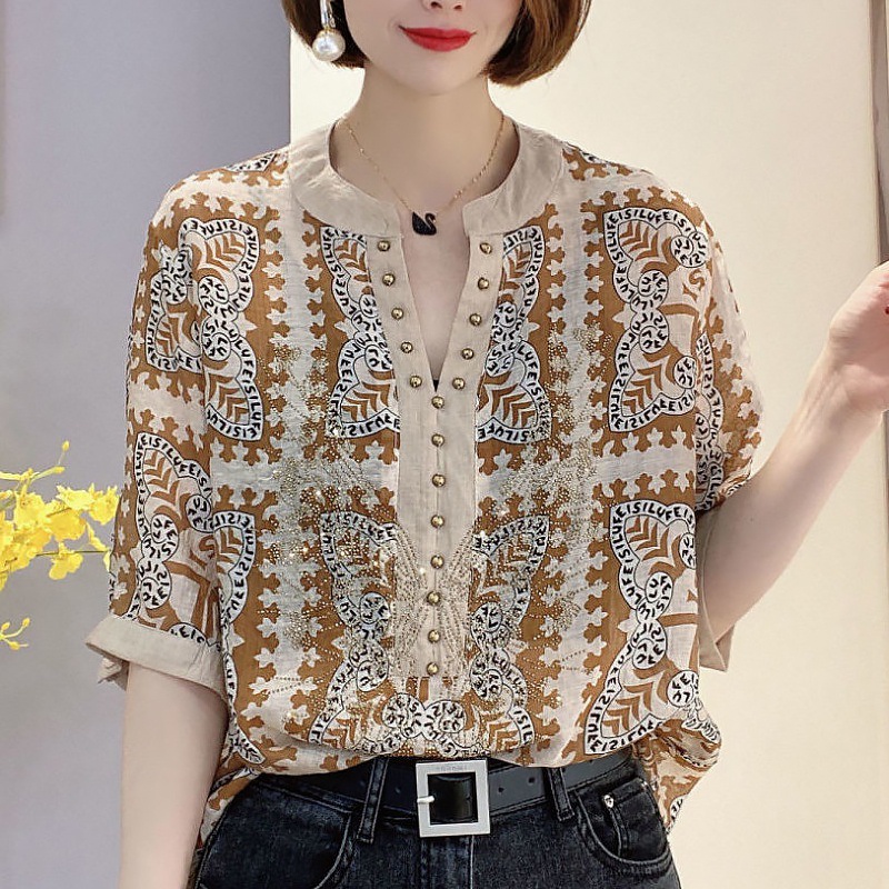 Áo Sơ Mi Thiết Kế Mới Thời Trang Mùa Hè Theo Phong Cách Châu Âu Dành Cho Nữ