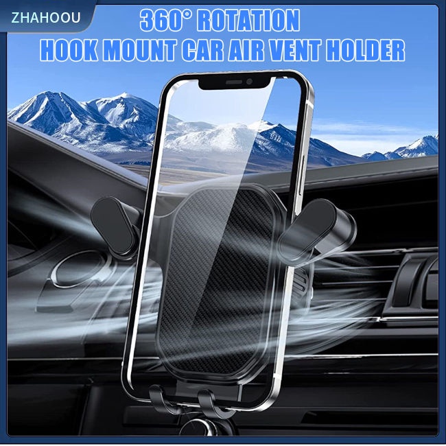 ☃Phụ Kiện Trang Trí Nhà Cửa Độc Đáo Sáng Tạo☃ Giá Đỡ Điện Thoại Xoay 360 Độ Kẹp Điều Hòa Xe Hơi