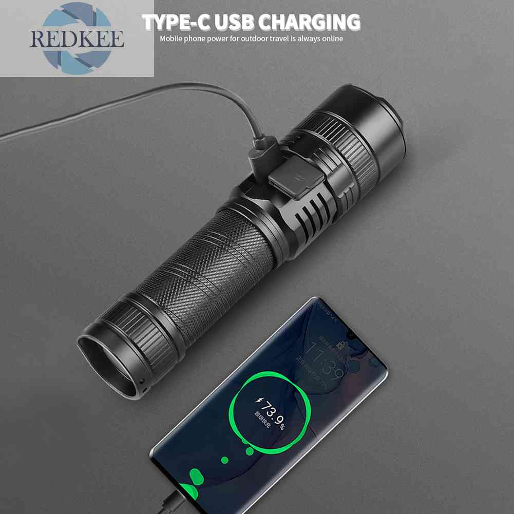 Đèn Pin LED IPX4 Chống Nước 5 Chế Độ Tiện Dụng