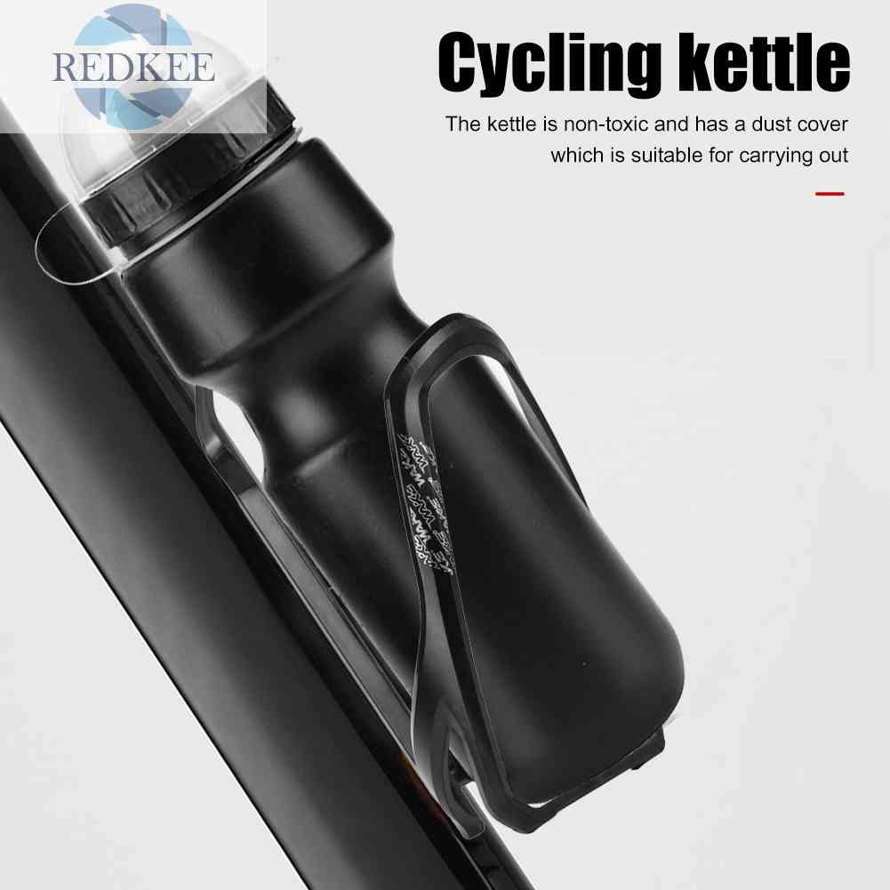 Bình Nước 650ML Kèm Vỏ Bọc Chống Bụi Cho Xe Đạp