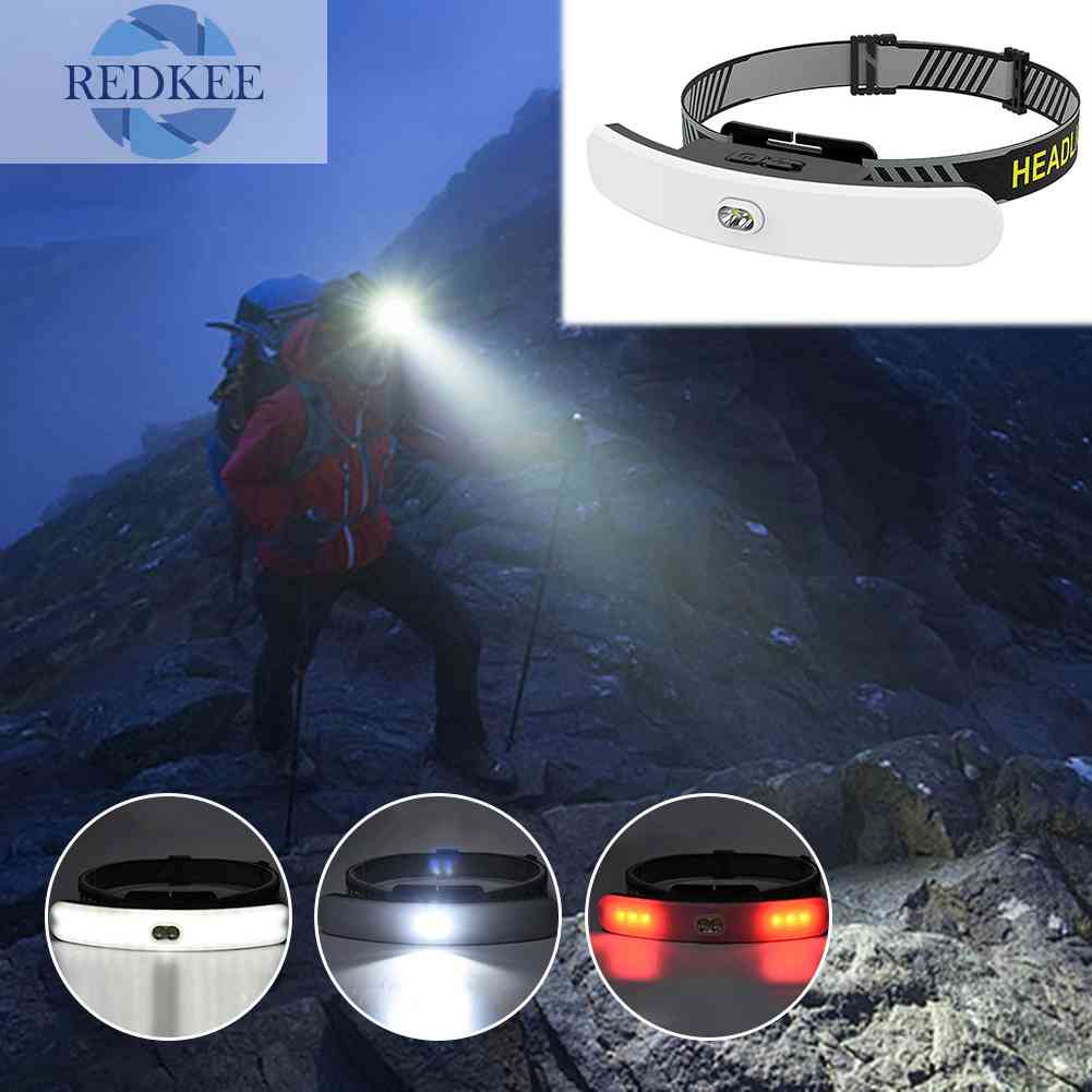 Đèn LED COB Đeo Trán Có Thể Sạc Lại Dùng Khi Đi Cắm Trại