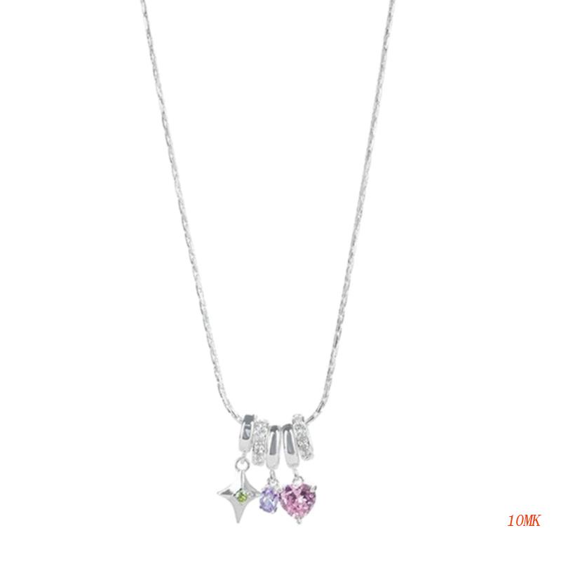 Vòng cổ Hợp Kim Mặt Hình Ngôi Sao / Trái Tim Xinh Xắn Y2k