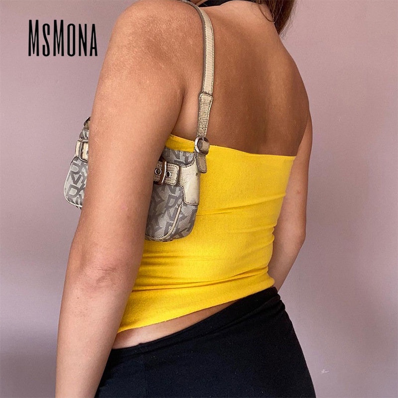 Áo Ống Màu Trơn Không Tay Hở Vai Thời Trang 2023 Dành Cho Nữ