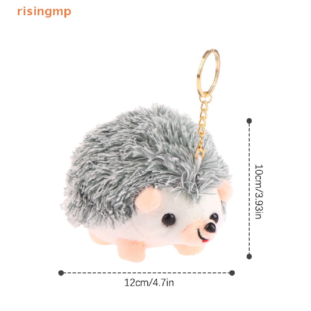 Móc Khóa Hình Nhím Nhồi Bông 12CM Mềm Mại Nhiều Màu Sắc