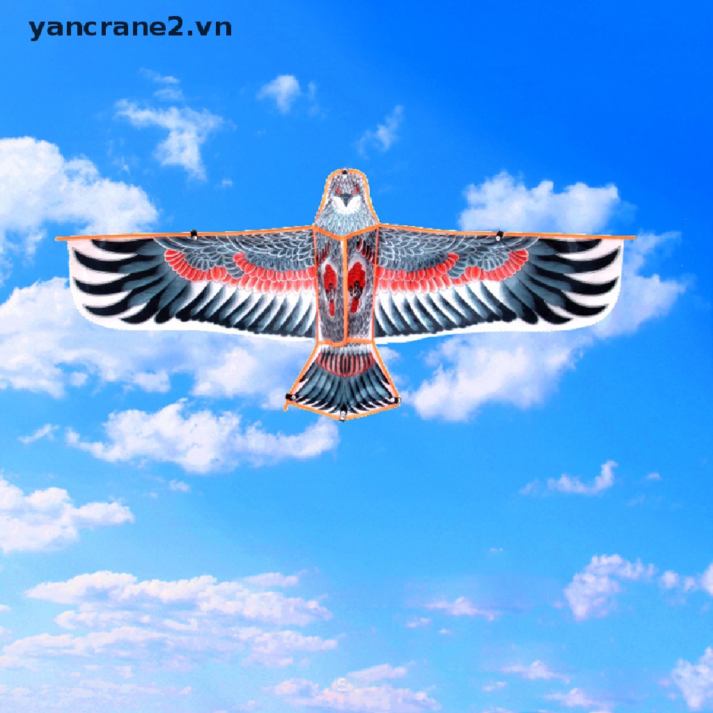 Diều Hình Chim Đại Bàng Phẳng 1.1m Kèm Dây Thả Dài 30M Dành Cho Bé Chơi Ngoài Trời {yancrane2.vn}