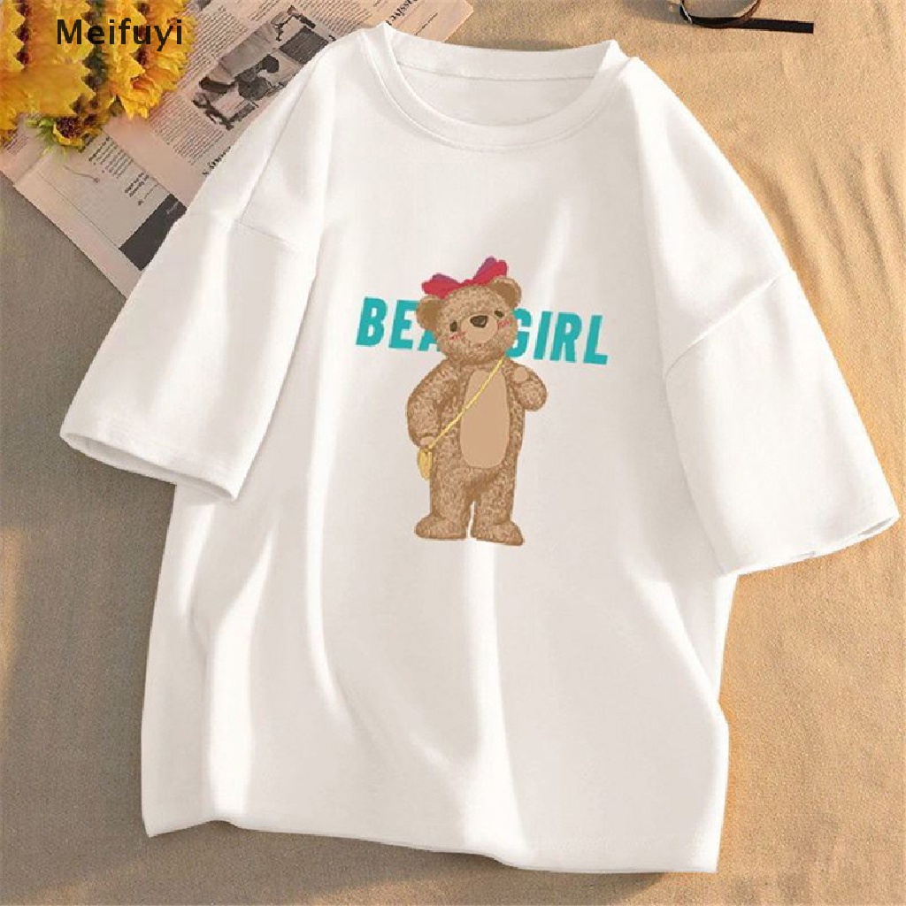 Áo Thun Tay Ngắn Cổ Tròn In Chữ Thời Trang Mùa Hè Cho Nữ