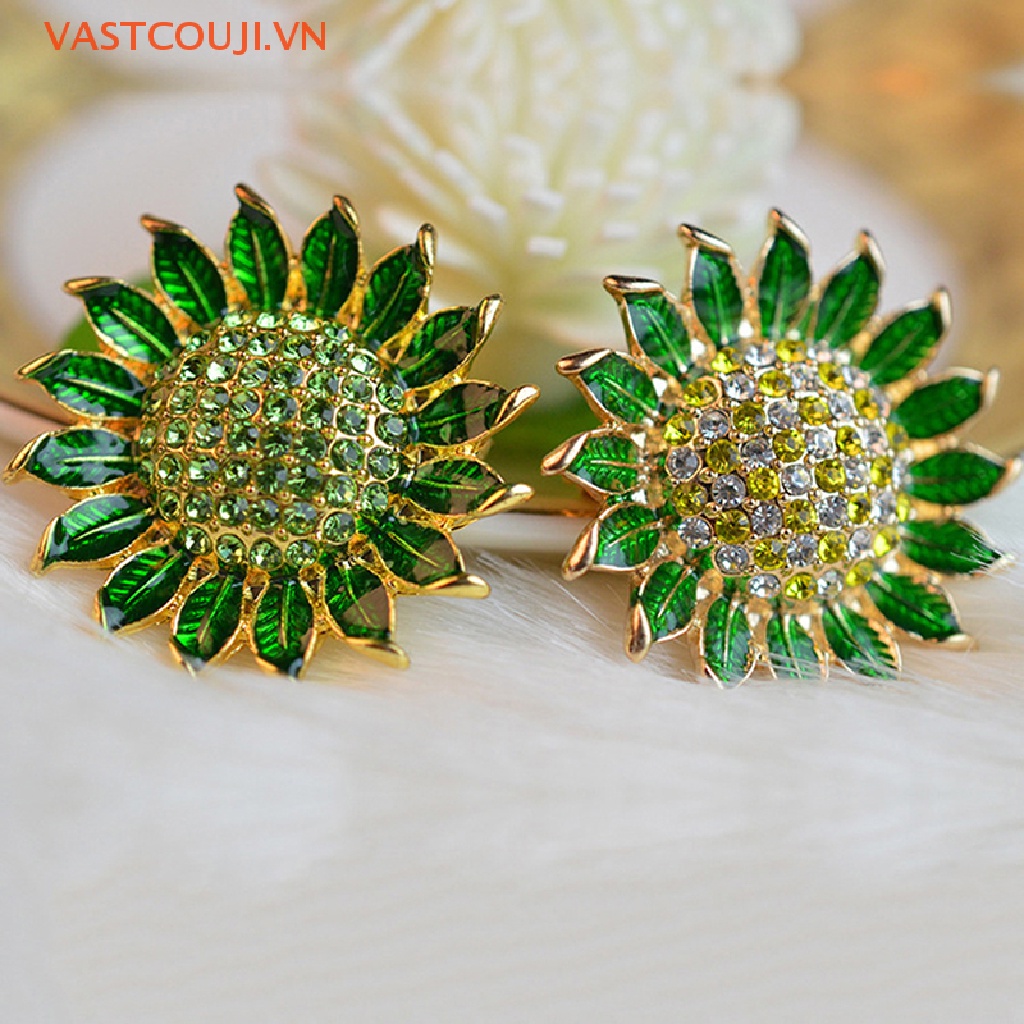 Trâm Cài Áo Hình Hoa Hướng Dương Thời Trang Cho Nữ