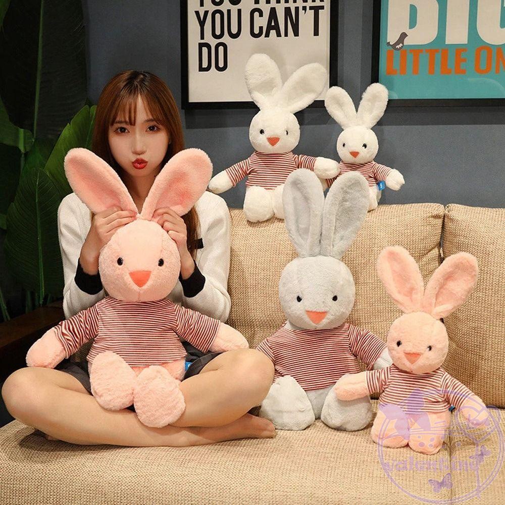 Thỏ Nhồi Bông Mềm Mại Trang Trí Nhà Cửa