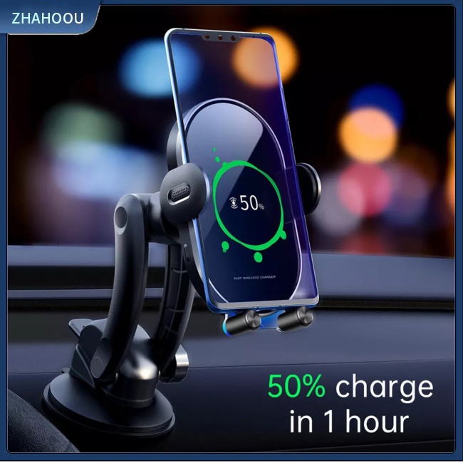 ☃Nhà Cửa☃ Giá Đỡ Điện Thoại Kiêm Sạc Không Dây Cảm Ứng Hồng Ngoại Thông Minh Cho Ios Android