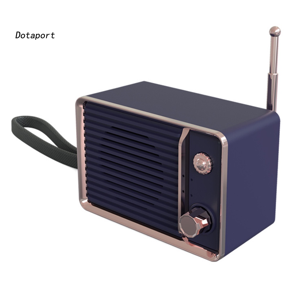 Loa Bluetooth Không Dây Mini Màu Sắc Trơn Phong Cách Vintage
