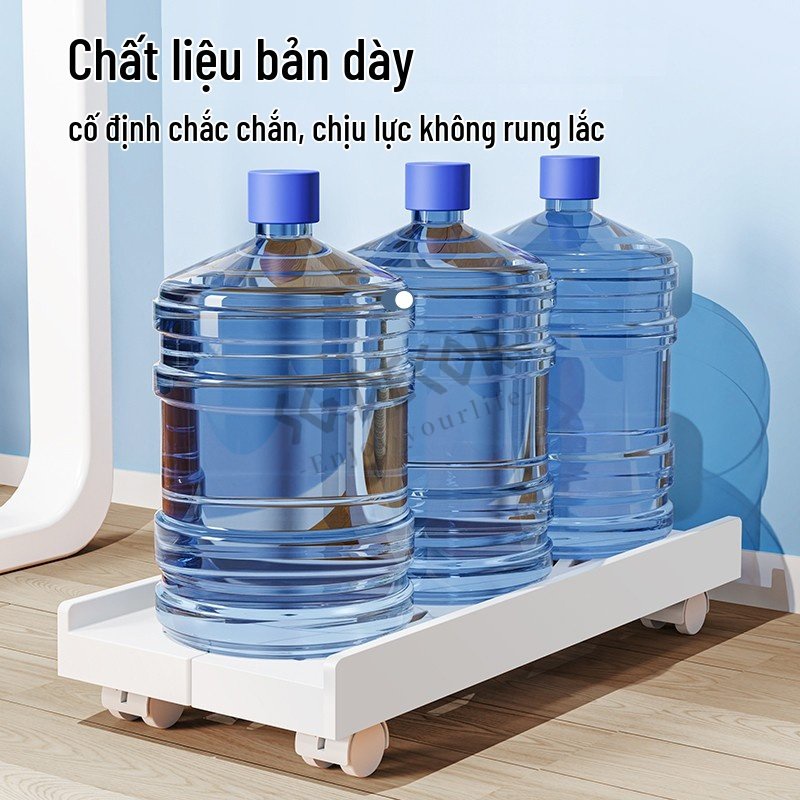 Kệ Để Cây Máy Tính CPU SGDECOR Chất Liệu Khung Nhựa cứng thanh co kéo Inox  Bảo vệ CPU có bánh dễ di chuyển