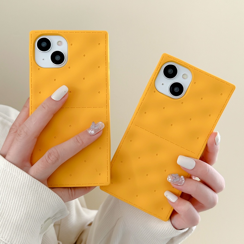 Ốp Điện Thoại Cạnh Vuông Bằng Silicon Chống Sốc Bảo Vệ Toàn Diện Cho iPhone 14 13 12 11 PRO MAX 3D