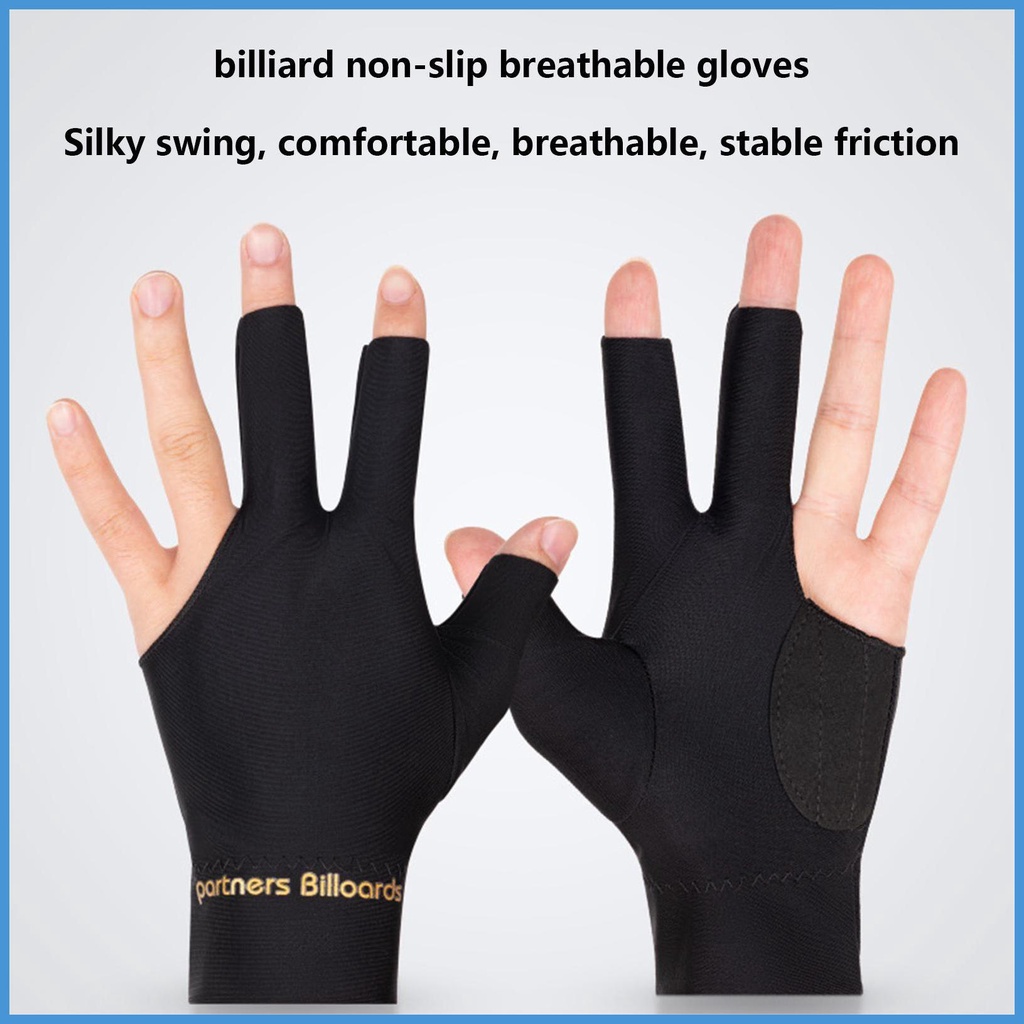 Găng Tay Ba Ngón Chống Trượt Dùng Để Chơi Bida