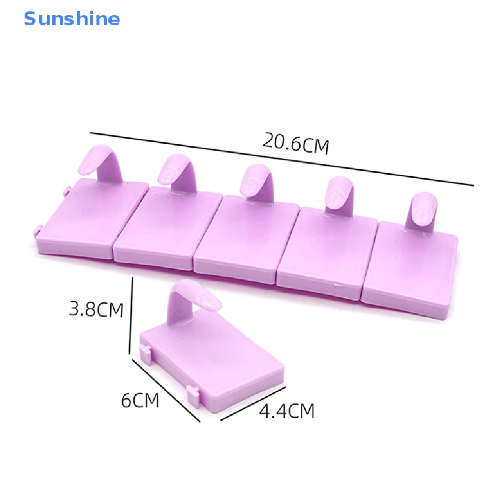 Bộ 5 Giá Đỡ Trưng Bày Móng Tay Giả Có Thể Tháo Rời Tiện Dụng