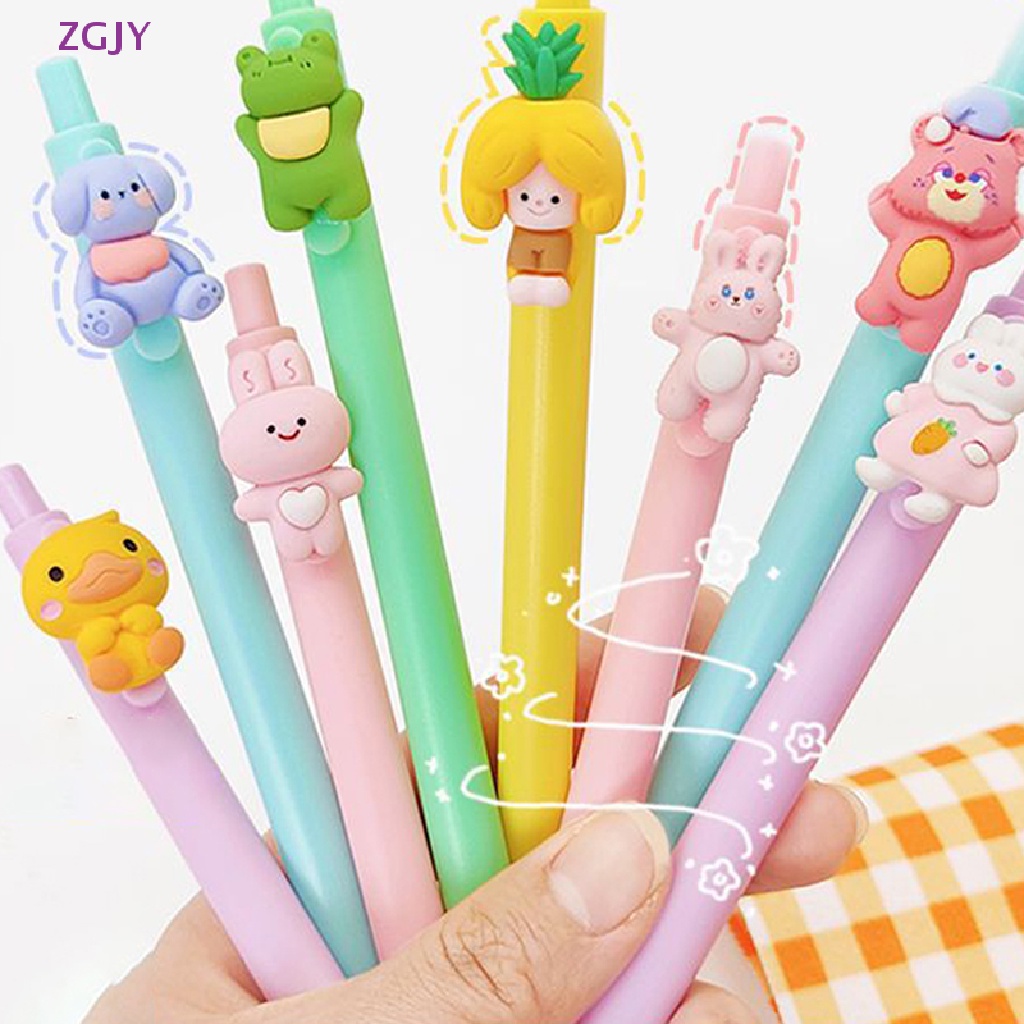 Bút Bi Mực Đen Ngòi 0.5mm Hình Búp Bê Hoạt Hình Dễ Thương Mới