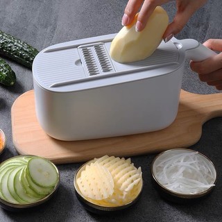 Nạo Rau Củ ECOCO 6 Chi Tiết Tạo Hình, Hộp Dụng Cụ Bào Rau Củ, Bộ Nạo Sợi Rau Củ Đa Năng