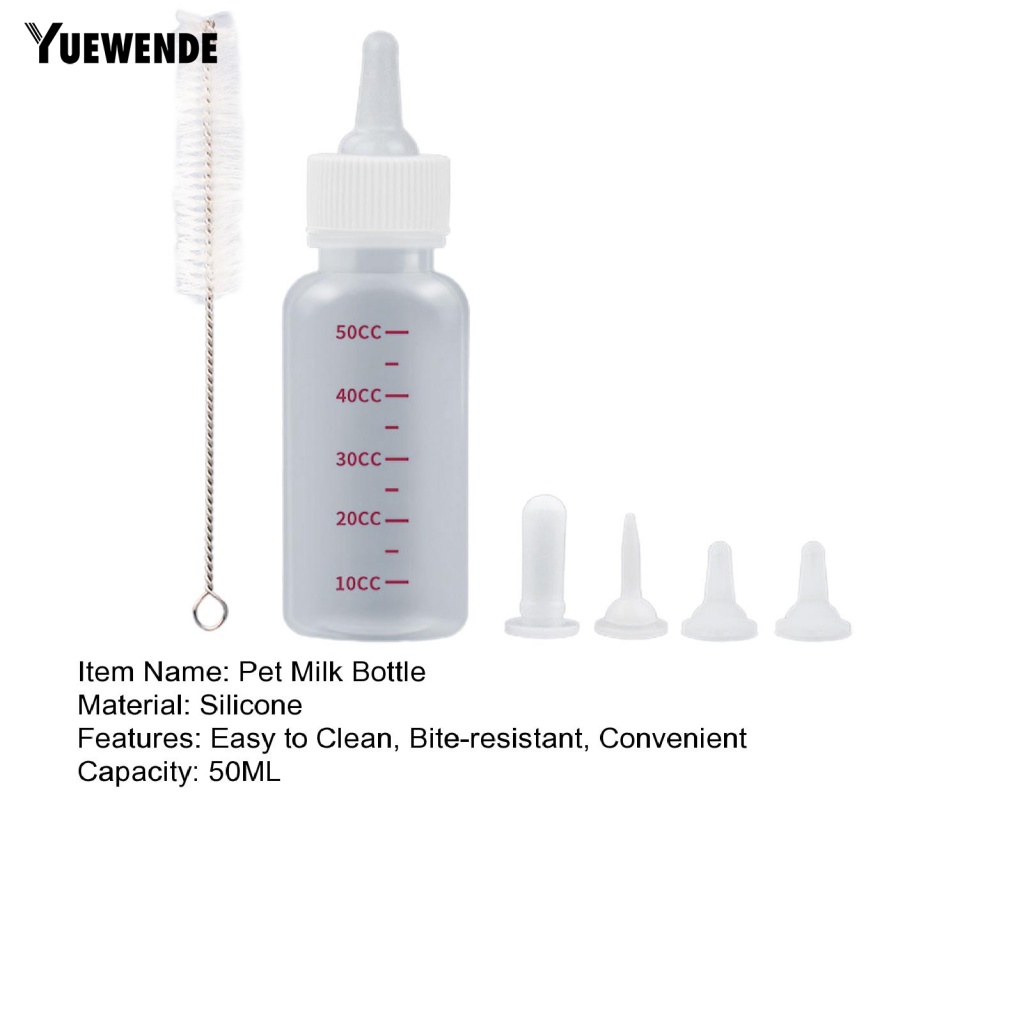 Bộ 6 Bình Sữa Bằng Silicone Cho Thú Cưng