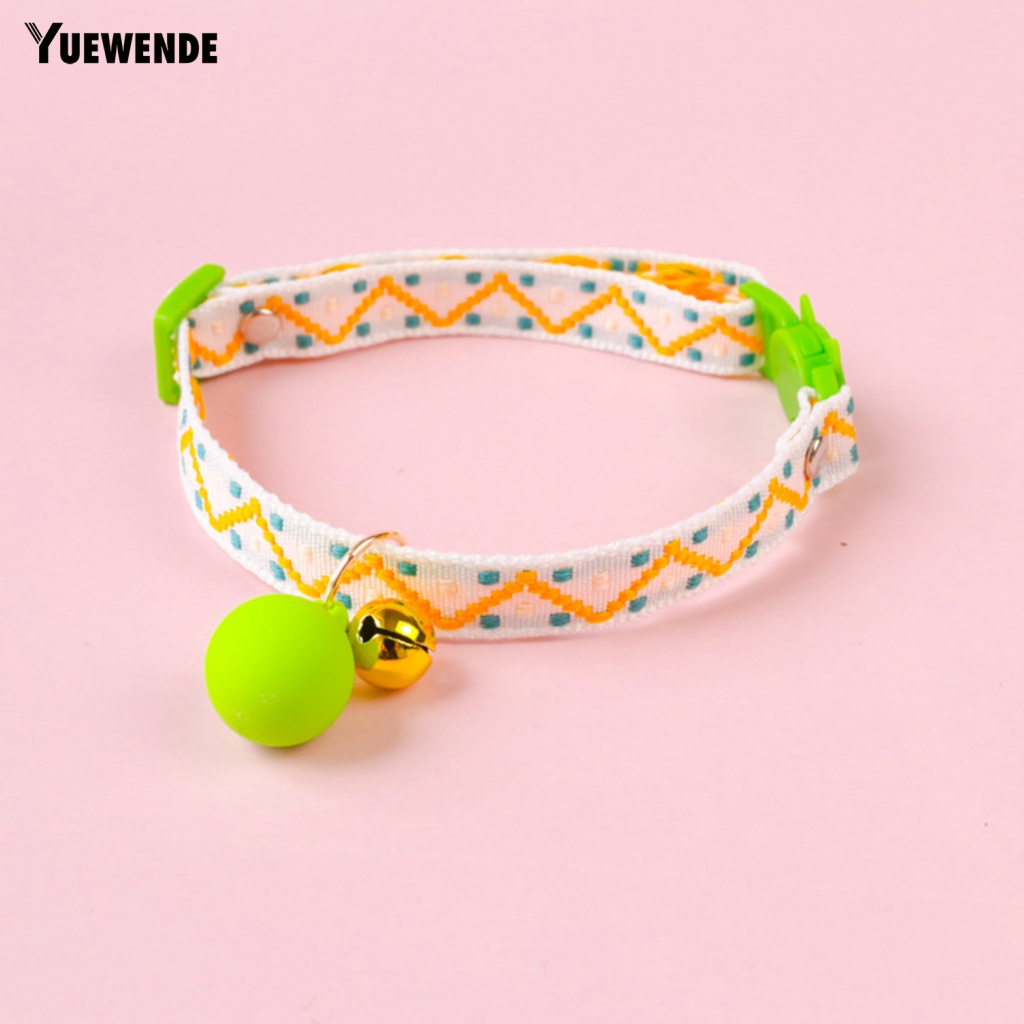 Vòng Cổ Thú Cưng Gắn Chuông Nhiều Màu Thời Trang