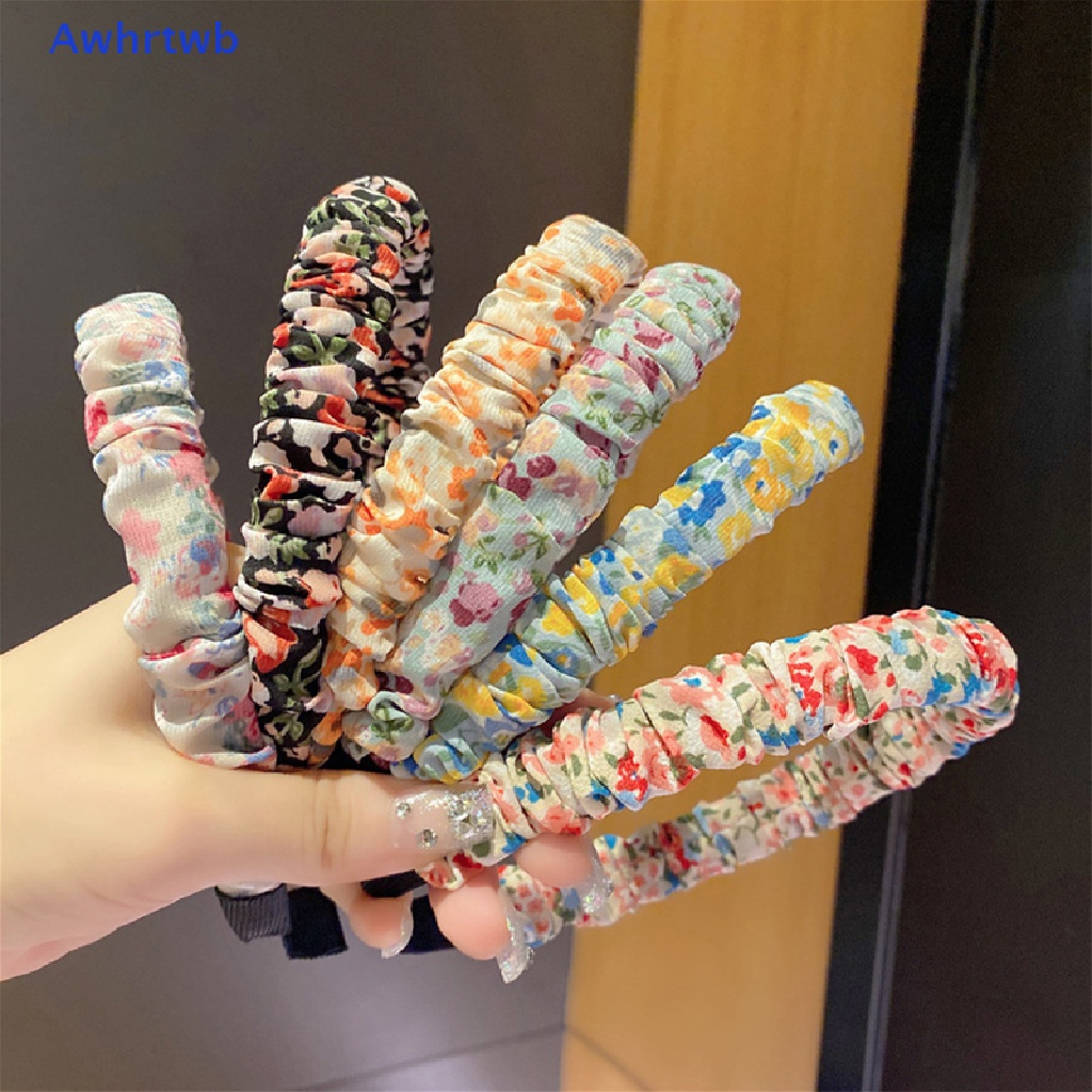 1 Băng Đô Cài Tóc Họa Tiết Hoa Thời Trang Mùa Hè Cho Nữ Mới