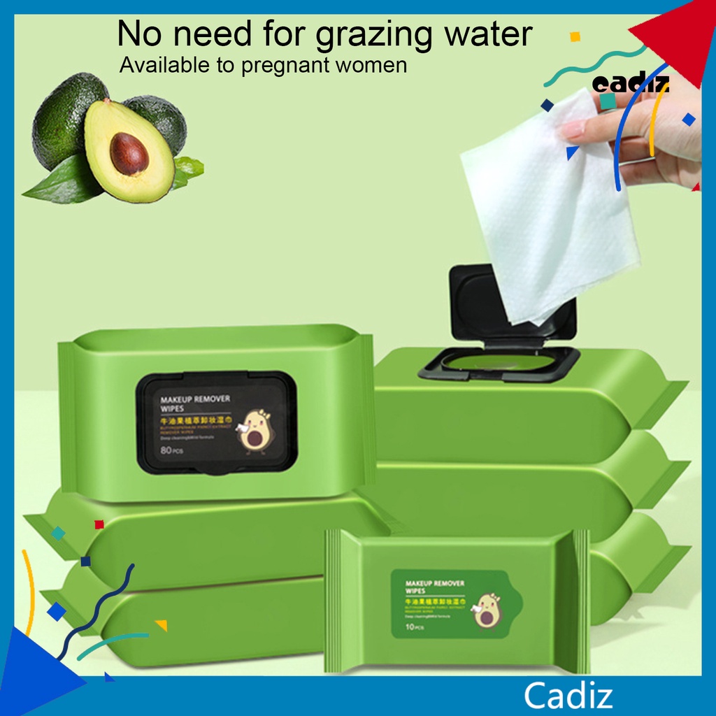 Hộp Khăn Giấy Tẩy Trang Chiết Xuất Bơ Dưỡng Ẩm Làm Sạch Sâu Sử Dụng 1 Lần Dành Cho Nữ