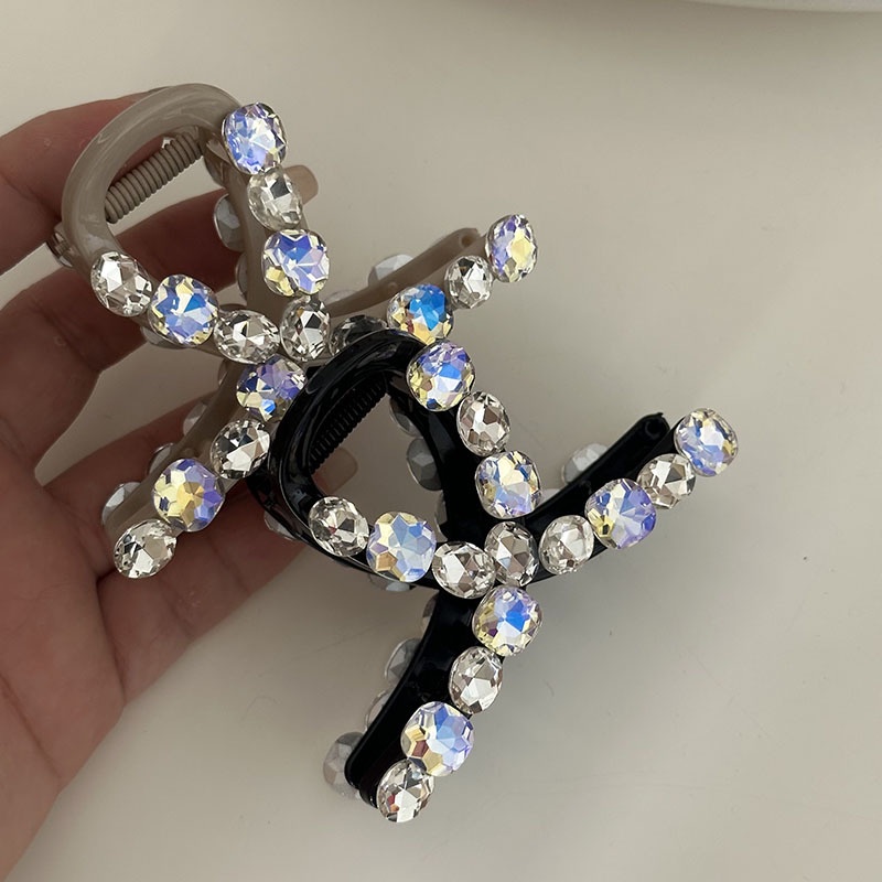 Kẹp Tóc Hình Cá Mập Đính Đá Phong Cách Retro Cho Nữ