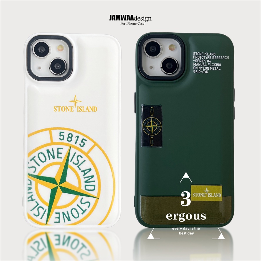 Ốp Điện Thoại TPU Dẻo Họa Tiết Logo Thương Hiệu &amp; Đá Đơn Giản Thời Trang Cho iPhone 14 13 12 11 Pro Max SE2020 X XR Xs Max