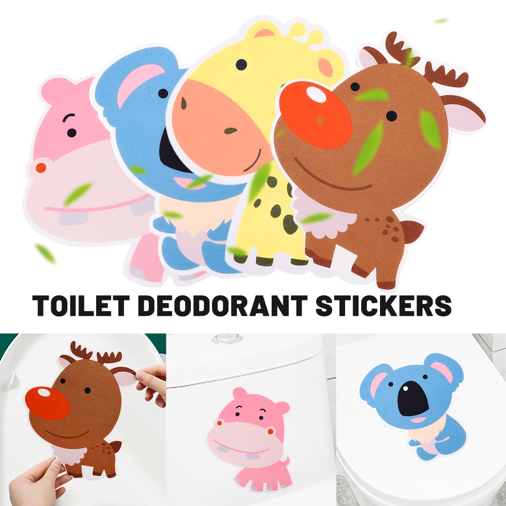 Miếng Dán Trang Trí Toilet Họa Tiết Hoạt Hình Sáng Tạo