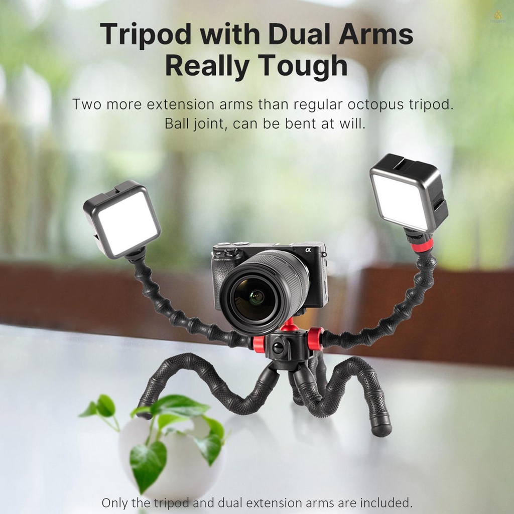 Giá Đỡ Ba Chân Ulanzi MT-52 Mở Rộng Linh Hoạt Có Ốc Vít 1 / 4 Inch° Đầu Bi Xoay Chịu Tải 1kg 1kg Chuyên Dụng Cho Điện Thoại Thông Minh / Máy Ảnh