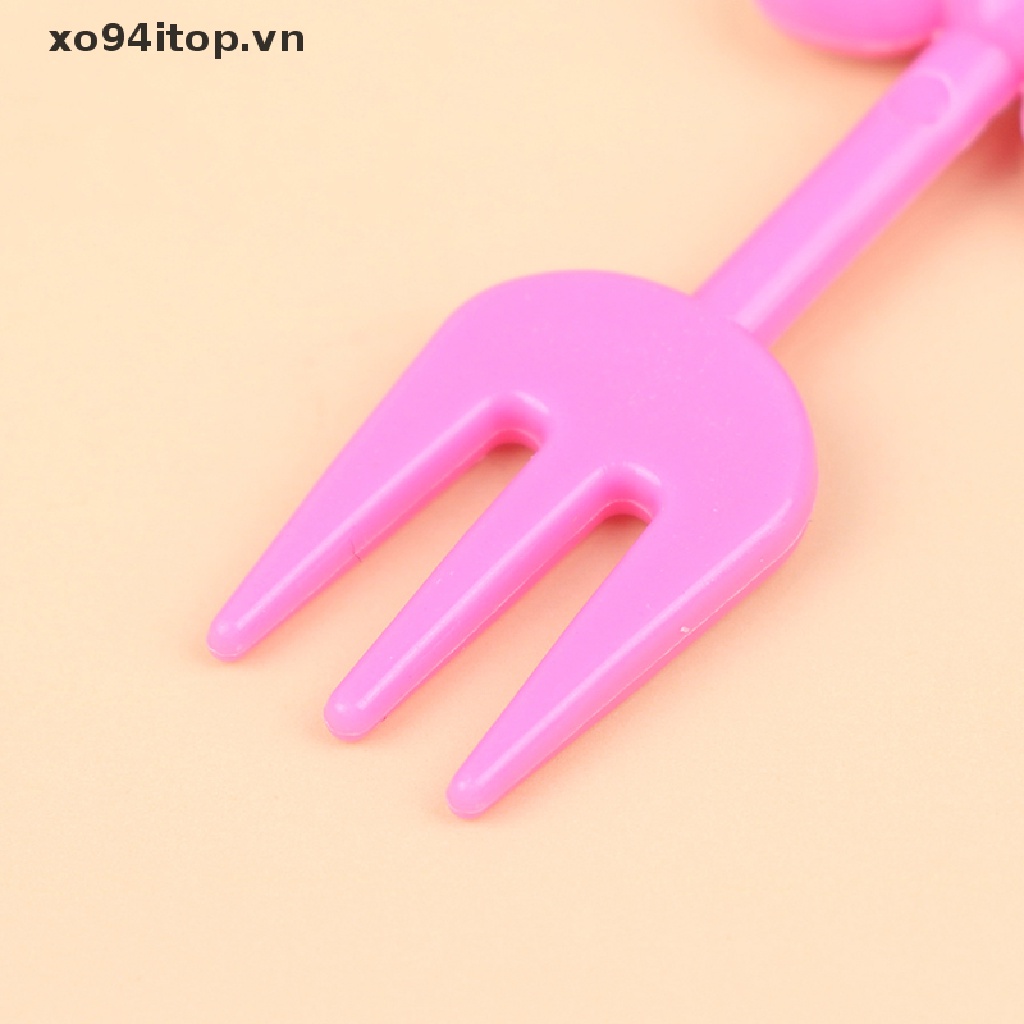 Set 10 Nĩa Ăn Trái Cây Hình Động Vật Đáng Yêu
