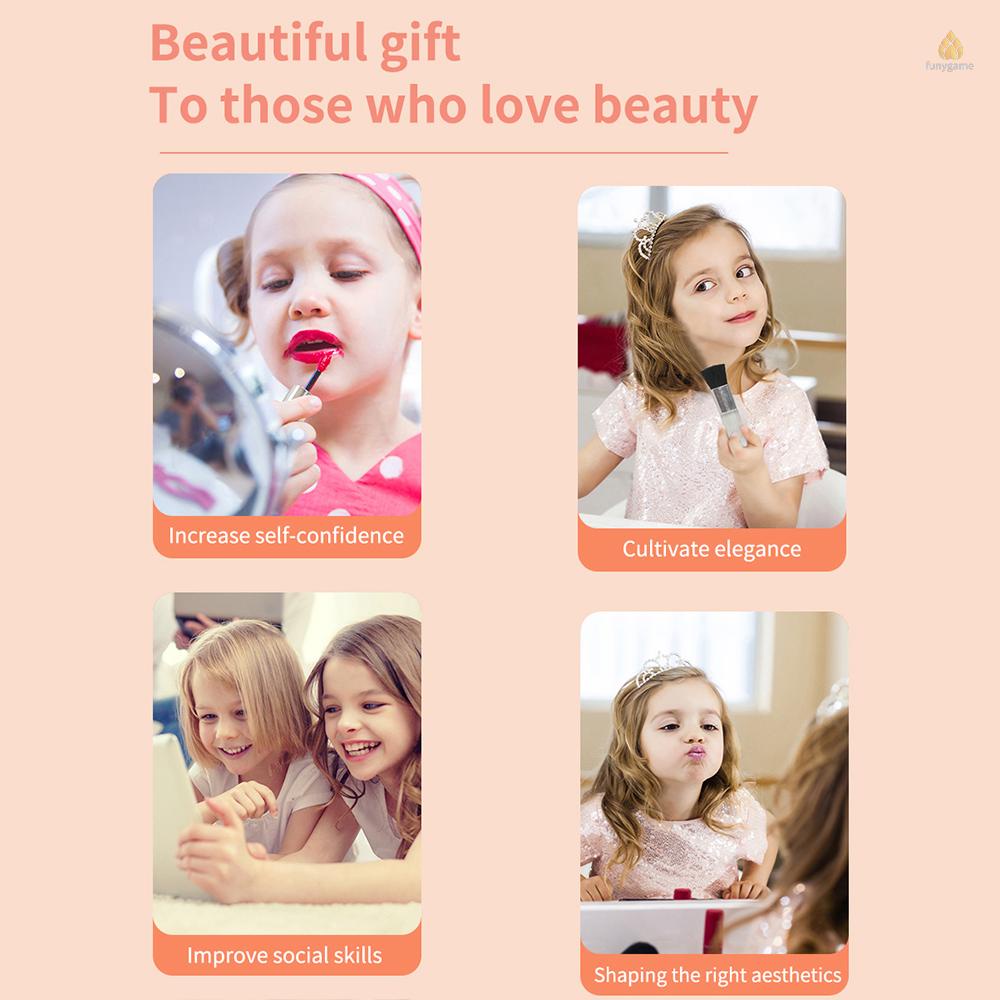 Bộ Dụng Cụ Trang Điểm Thời Trang Giặt Được Cho Bé Gái